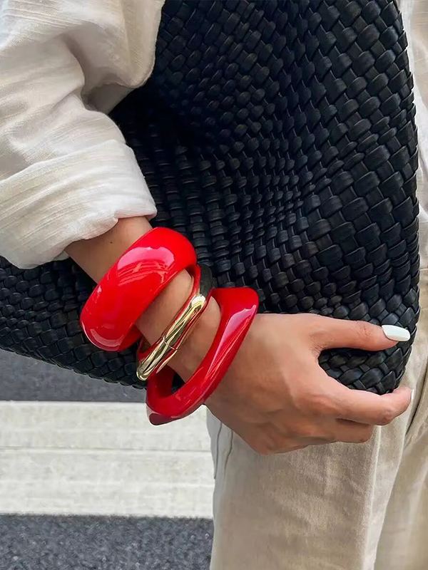 Różnorodne, geometryczne, nieregularne bransoletki. ACR_1_13